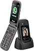 funker e450 max per 2-4g foldable phone for seniors - whatsapp - video call - touch screen - sos button - geolocation - battery 1750mah - hearing aid compatibility - type-c charging
