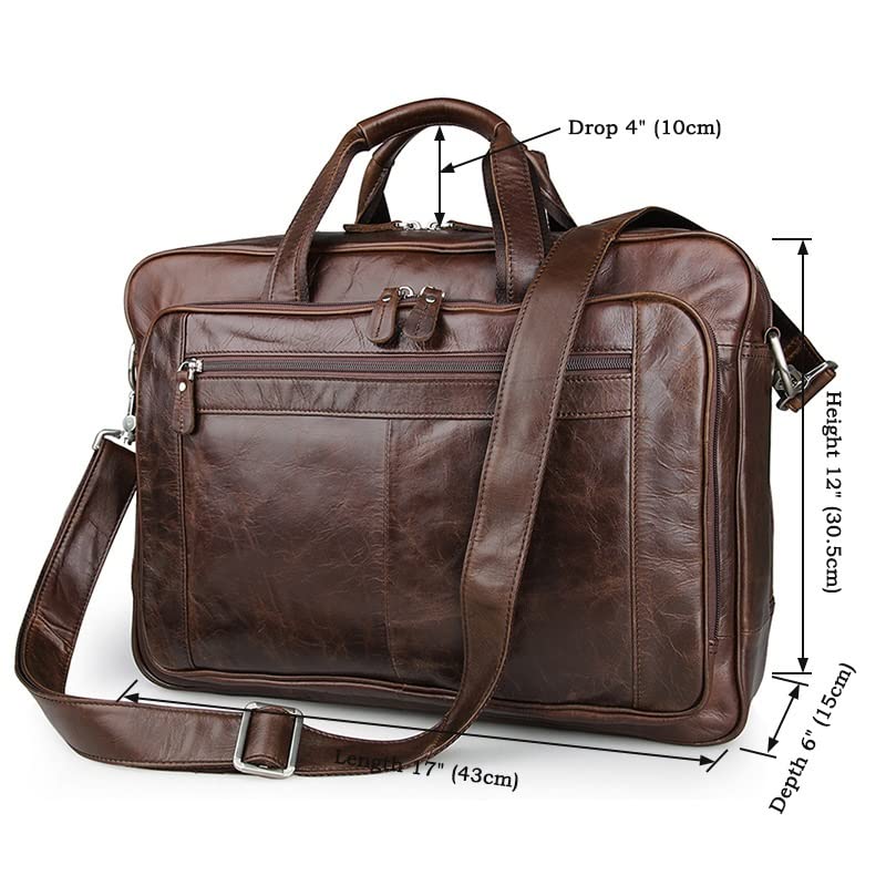 Vintage Tote Men's Messenger Bag Briefcase Men's Travel Shoulder Bag Crossbody Bag2