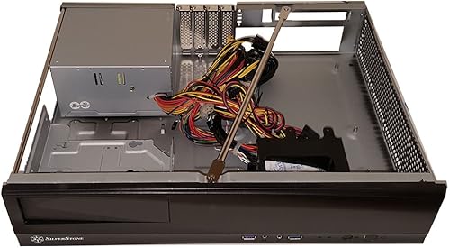Miniatura 2 de SilverStone Technology - Gabinete HTPC de aluminio y acero Serie Milo. Centro de medios Micro-ATX
