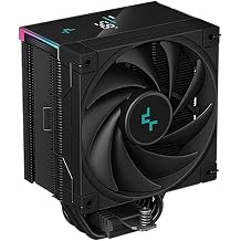AK500S CPU Cooler with Digital Display 5 Heat Pipes TDP 240W Radiator 120mm FDB Silent CPU Air-Cooler Heatsink