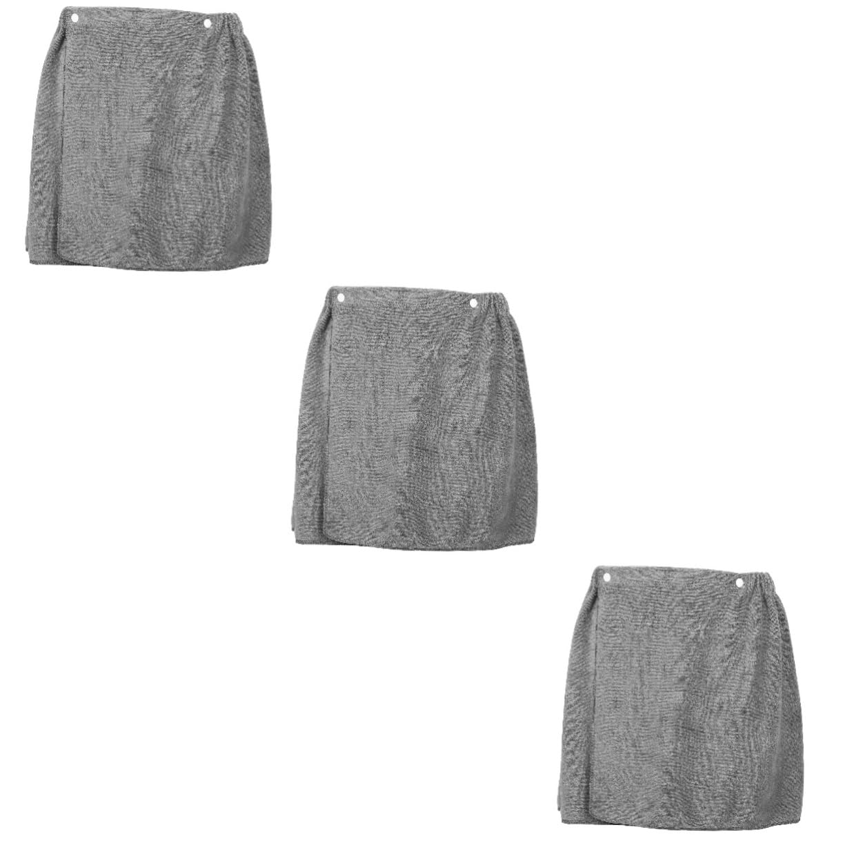 Serviette pour homme Healeved lot de 3 en polyester pour se changer facilement chez soi