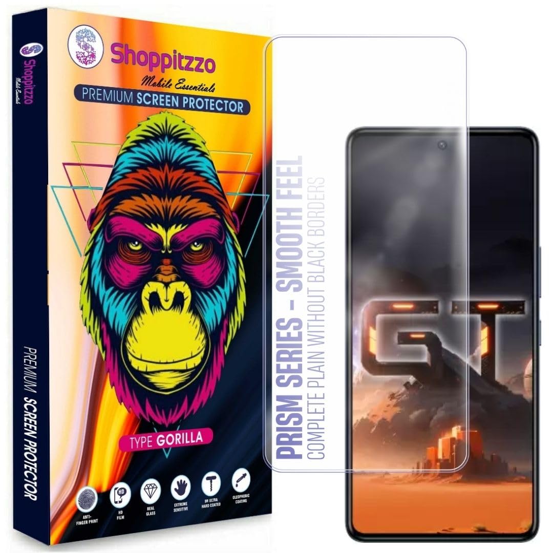 Shoppitzzo/Infinix GT 10 Pro 5G (6.67 Inch)**Prism Series**Millitary Grade-Anti Explosion-Tempered Glass/Complete Plain without Black Borders/9H Hardness/With Easy Installation Kit(Pack of 1) (B094W7DFKT) Amazon Price History, Amazon Price Tracker