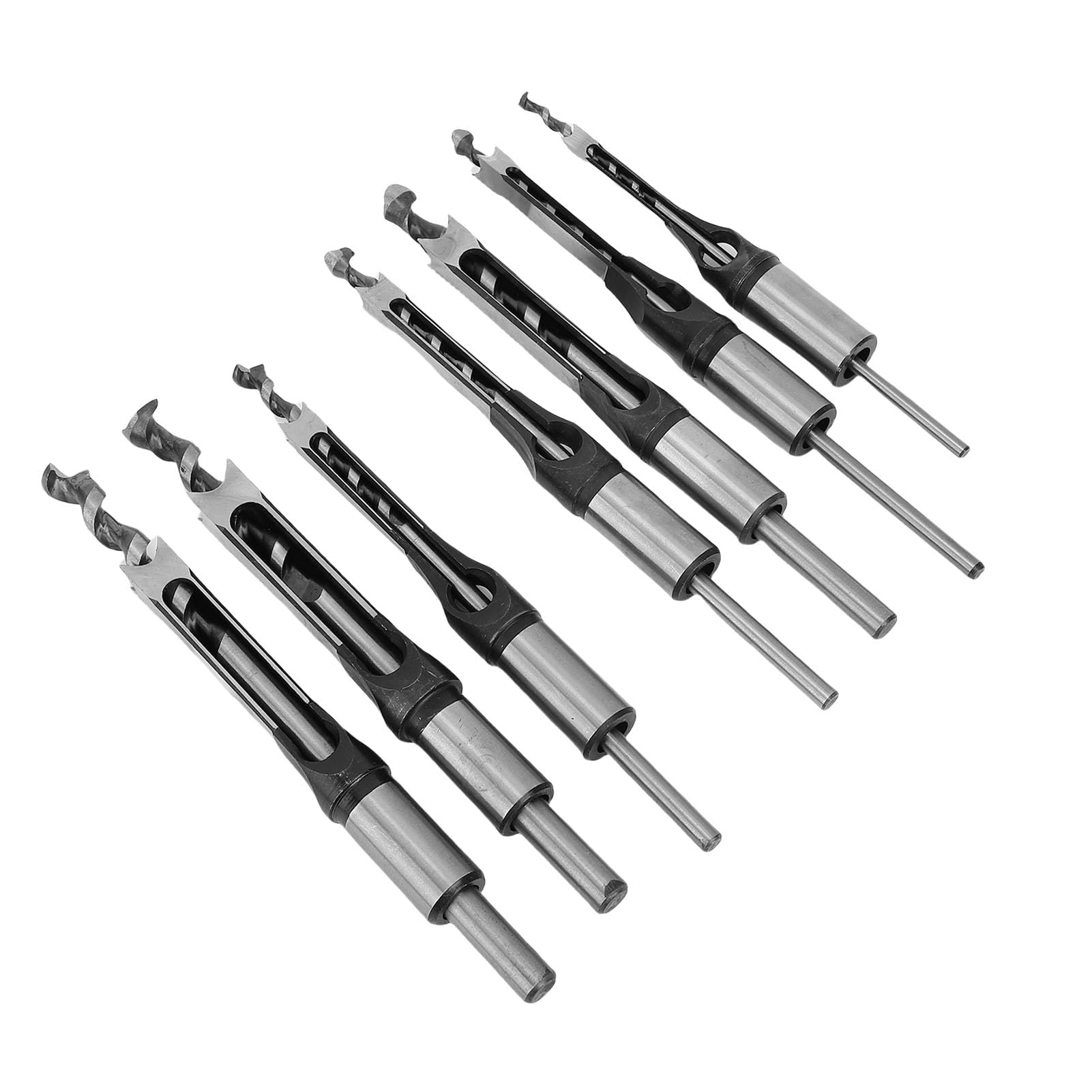 Set di 7 Punte per Foratrici a Legno in Acciaio Legato, 6-16 Mm,