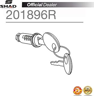 Shad 201896R SHAD-201896R Lot de clés de rechange avec serrure et poignée pour ouverture de coffre ou valise SH48 SH 48, autres