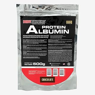 Albumin Protein 500g (Refil) – Bodybuilders - Sabor Chocolate