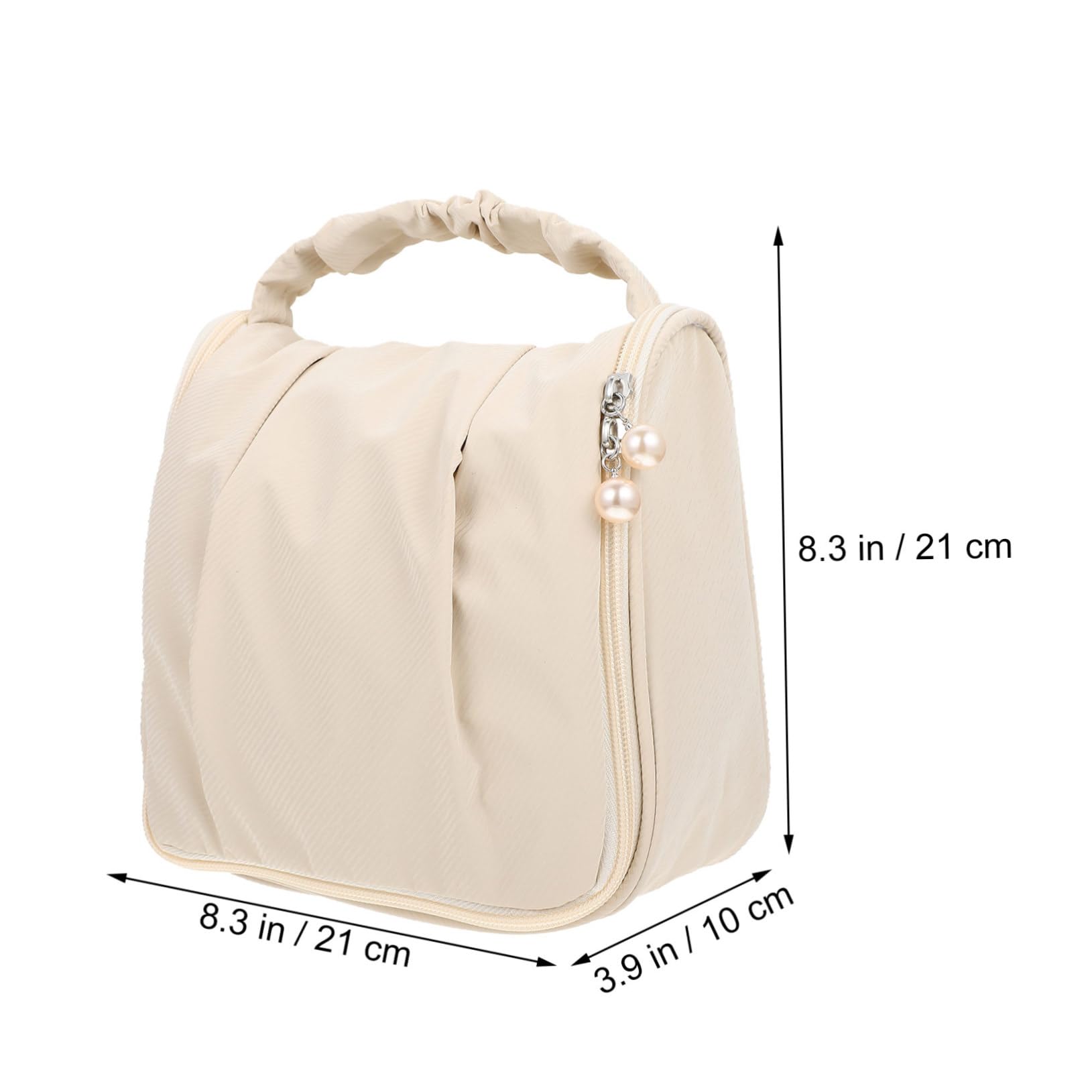 Beaupretty 3piezas Bolsa De Maquillaje Grande Gancho Neceser Colgante para Cosméticos y Artículos De Aseo Almacenamiento Práctico y Resistente
