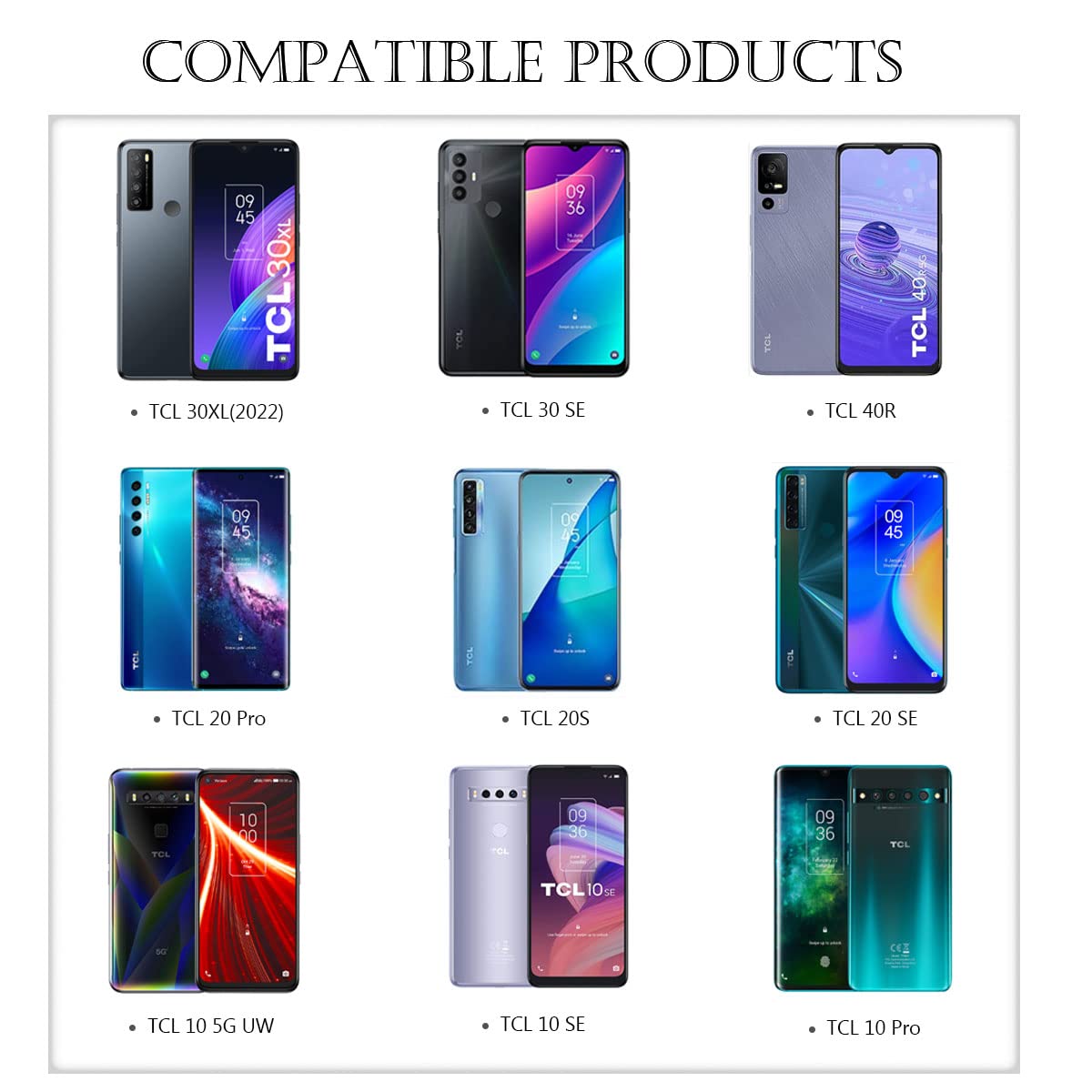 Fast TCL Cell Phone Charger Cable for TCL 30 SE, TCL 40 X 5G, TCL 40 XE, 20 Pro 5G, 20S, 20 SE, 10L, 10 Plus, 10 SE, 10 Pro, 405, 30XL 2022, 40R, TCL FLIP PRO, FLIP, FLIP 2 USB C Charging Cable (5FT)