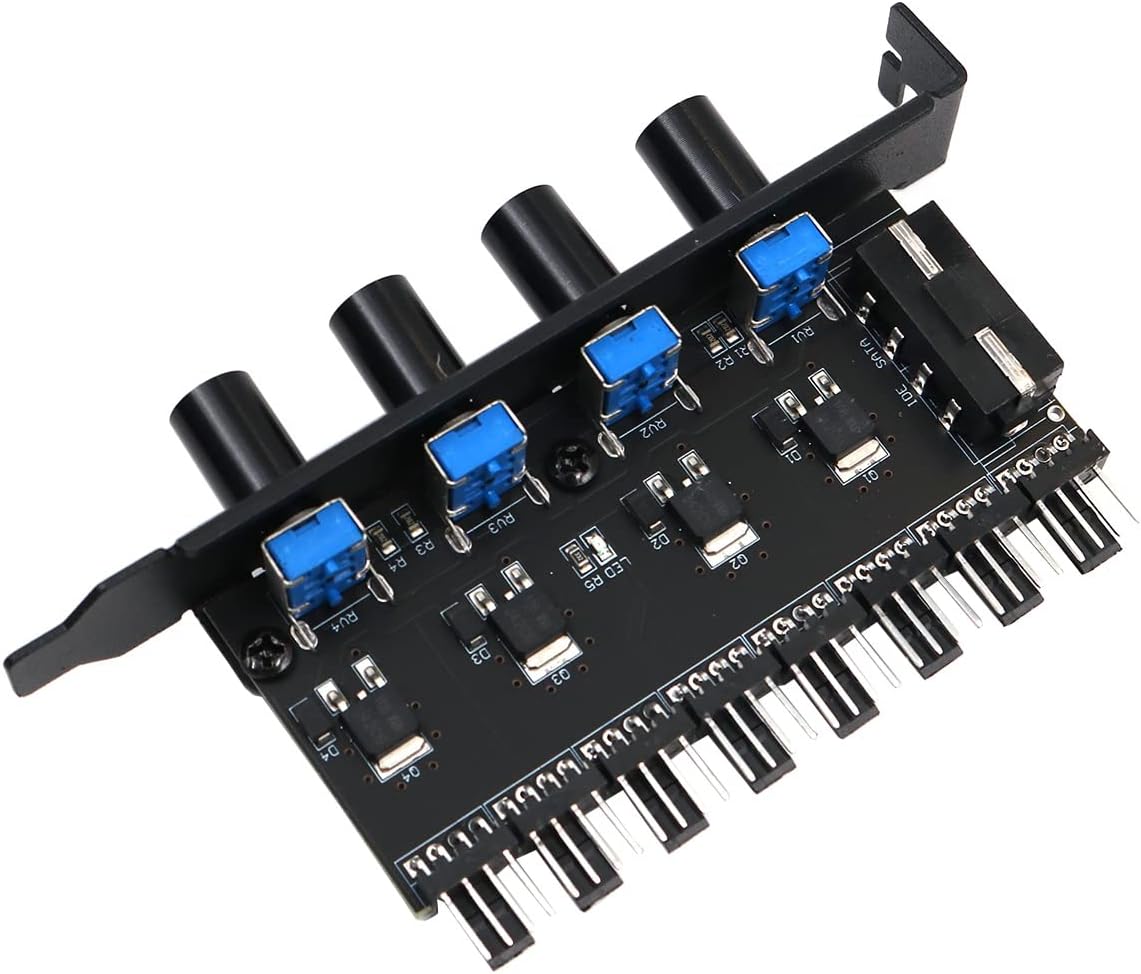 Contrôleur De Vitesse PWM 12V – Régulateur Multicanal Pour Ventilateurs PC Ou Petits Moteurs DC