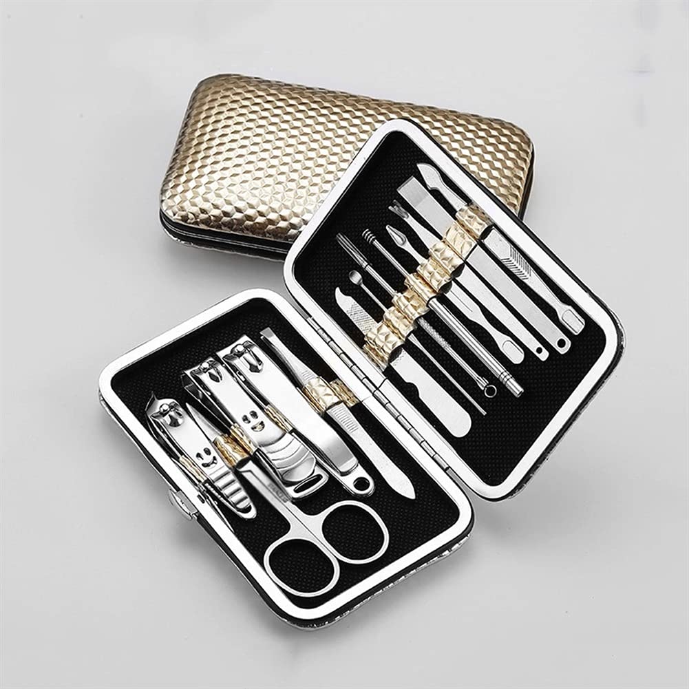 13 sztuk/zestaw wielofunkcyjny obcinacz do paznokci ze stali nierdzewnej zestaw przyrząd kosmetyczny nożyczki do paznokci Clipper Manicure zestaw do pedicure przycinanie paznokci little surprise