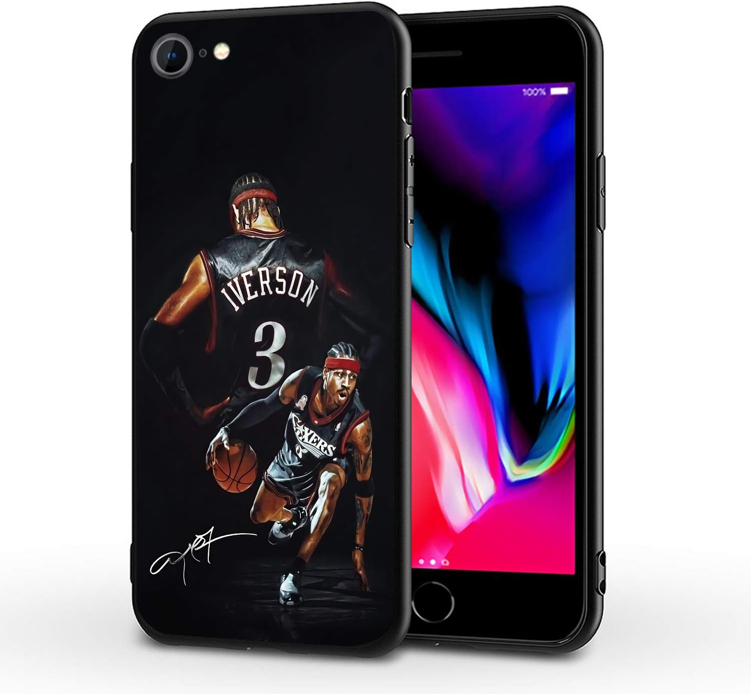 Siruier iPhone 6 Case iPhone 6s Case,Anti-Scratch Slim Fashion Custom Cover Cases for iPhone 6/6s 4.7" (Iverson-Sign)