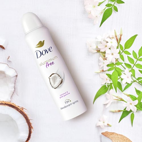 Dove Aluminum Free Deodorant Spray Coconut and Pink Jasmine 3PK 4oz - image 7