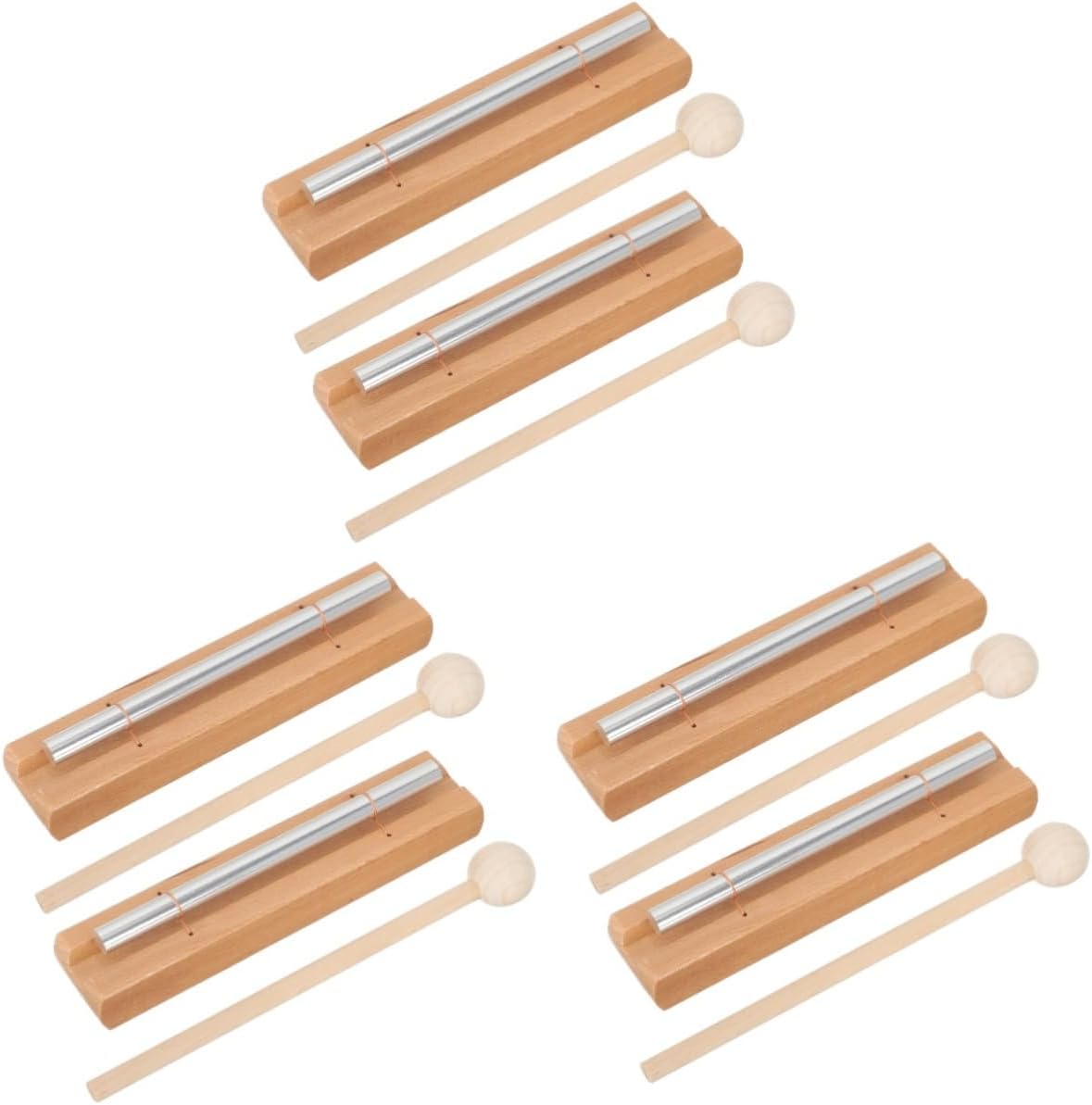 Ring Chime Plug In Wall Three-Tone Meditation Chime - Aluminum