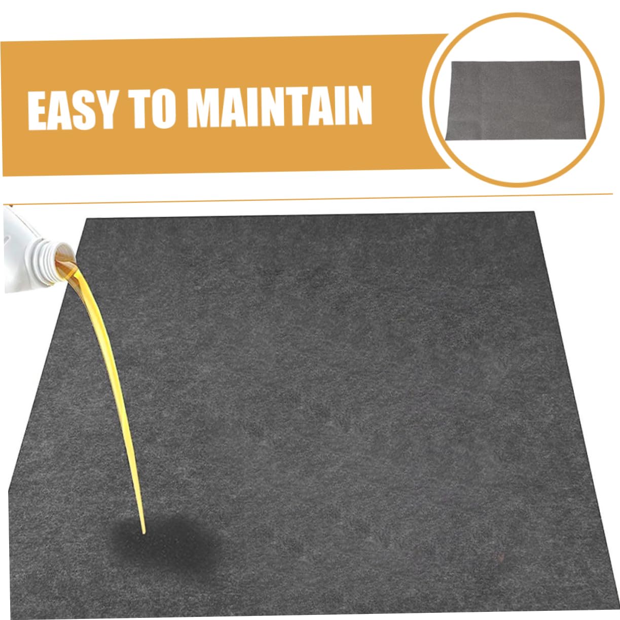 ABOOFAN Tapis de Garage en Feutre, Protection du Sol Les Fuites D'huile, Réutilisable et Facile à Entretenir pour Atelier et Garage