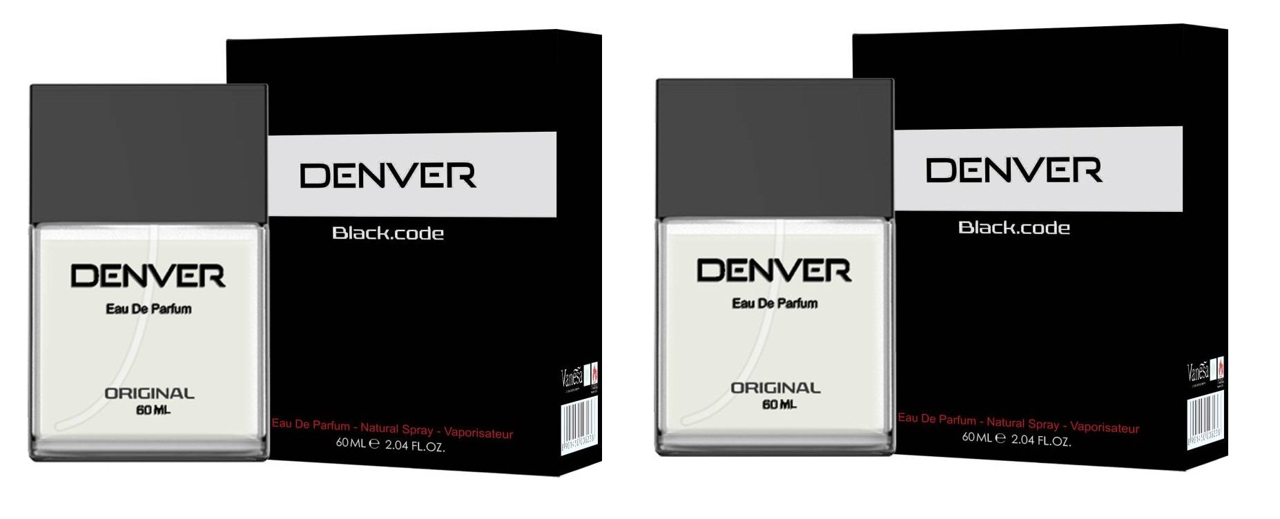 Denver Mens Black Code Eau De Parfum Spray 60ml Each Desertcart