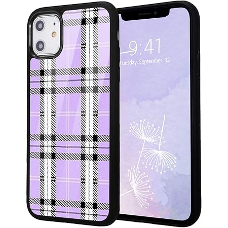 Amazon Com Idocolors Retro Purple Plaid Print Case For Iphone Xr Plaid Purple Aesthetic Soft Flexible Silicone Shockproof Protective Cover Cute Girly Boys Cases For Iphone Xr Everything Else