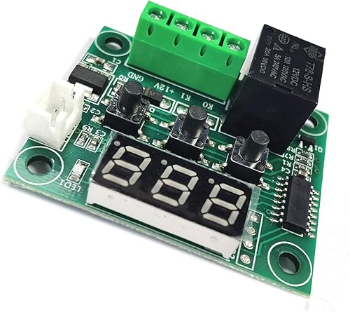 Miniatura 3 de Kiro&Seeu W1209 12V DC Controlador de Temperatura Digital Tablero Micro Termostato Digital -58.0-230.0 F Interruptor de módulo de control de