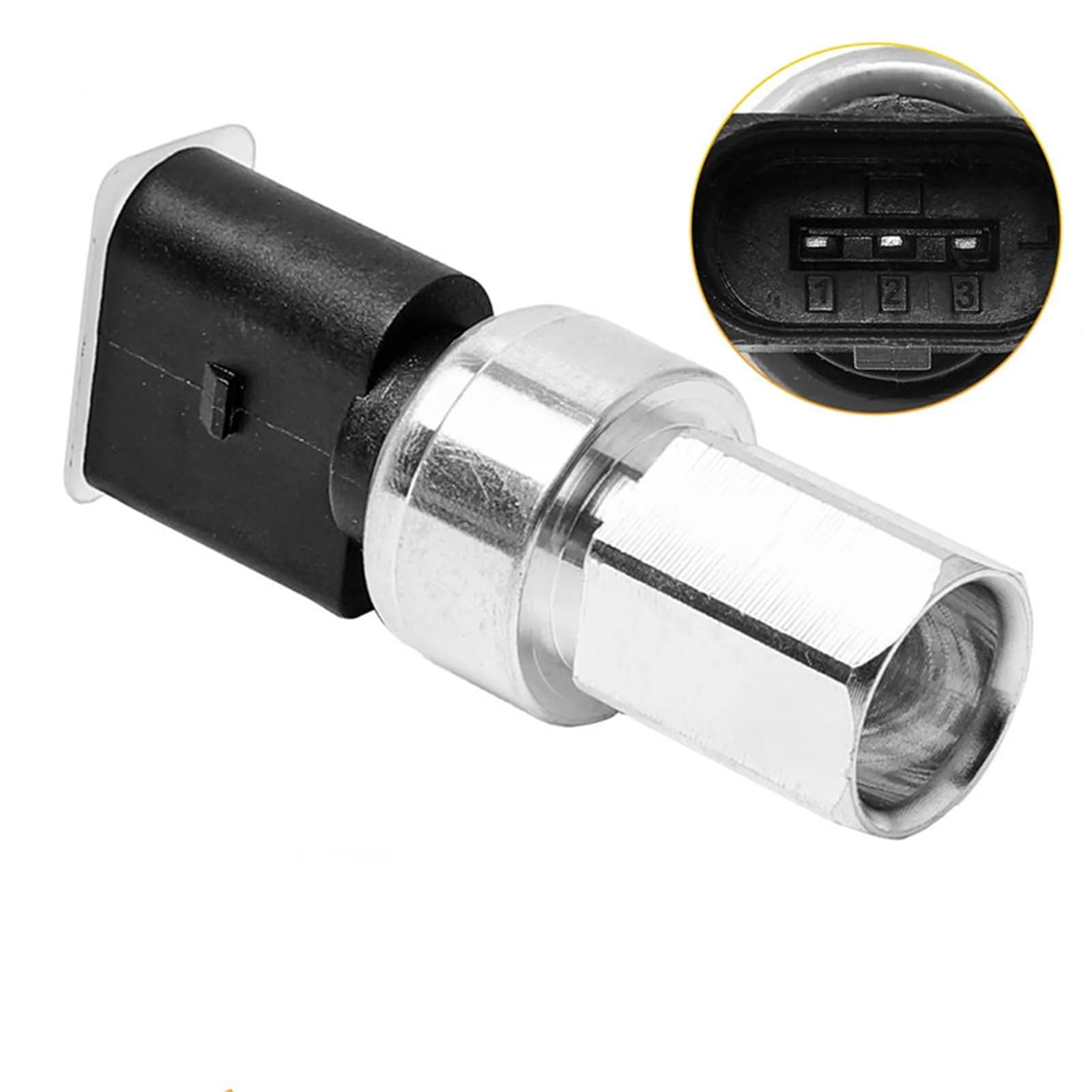 Sensore pressostato Aria condizionata Compatibile con Caddy 1996 1997 1998-2011 e Lupo 1999-2006. Codici Ricambio: 1J0959126, 1K0959126A, 1K0959126B.