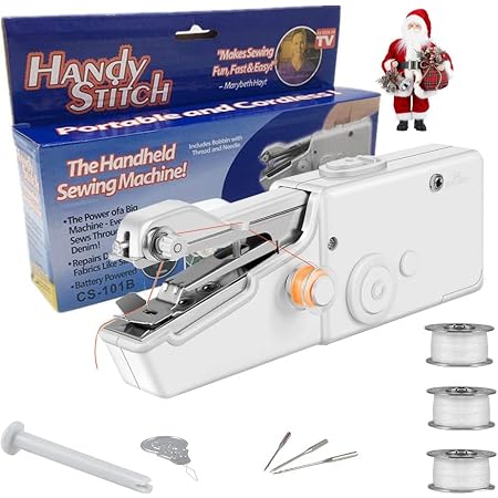 Handheld Sewing Machine – Mini, Portable, Electric Sewing Device For Quick Stitches & Simple Repairs