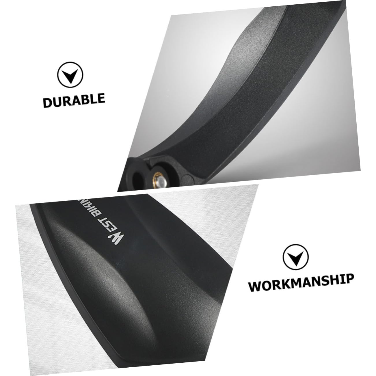 Abaodam 2pièces Rétroviseur De Vélo Rotatif Pour Guidon Miroir Réfléchissant Pratique Et Léger Pour Cyclisme Accessoires De Sécurité Pour Vélos Électriques Et Montagnards