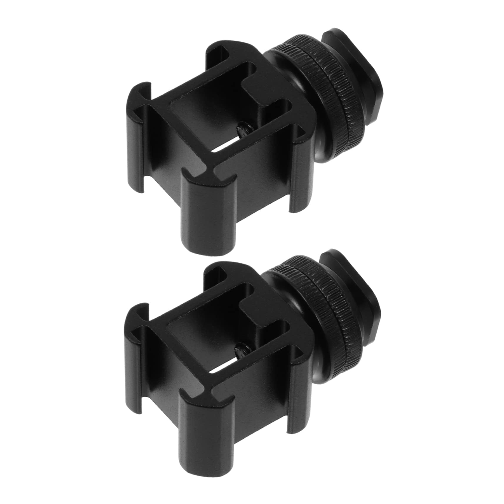 COHEALI Universal Camera Hot Shoe Mount Adapter 2pcs Set for Flash Brackets Shoe Adapter Camera Accessories