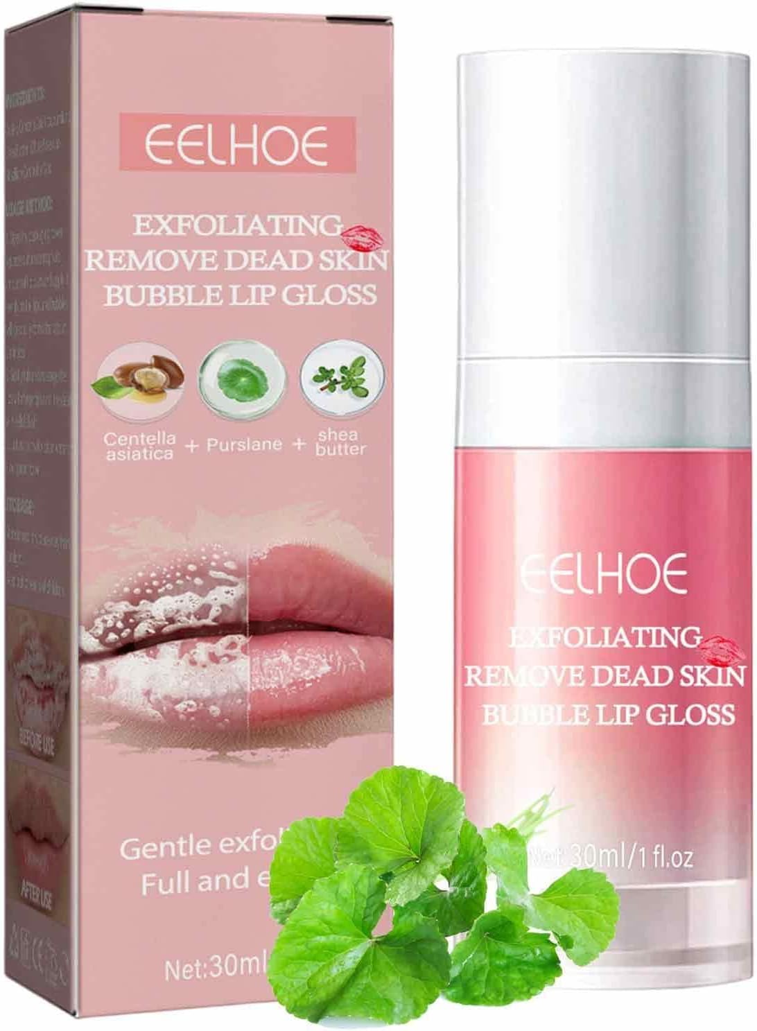 Bubble Gentle Exfoliation Lippenscrub | Lipverheldering voor donkere lippen | Lip Scrub Vanille, Lip Scrubs Exfoliator Moisturizer, Lip Exfoliator Scrub, schattig klein cadeau voor meisjes Leryveo