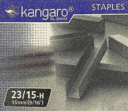 Agrafes Heavy Duty 23/15-H Kangaro pour relier vos dossiers volumineux