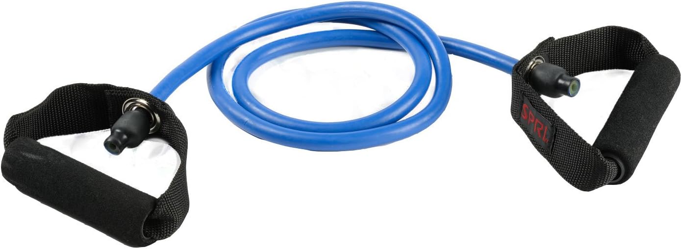 SPRI Deluxe Xertube Resistance Band Exercise Cords with Foam Padded Handles (All Bands Sold Separately)