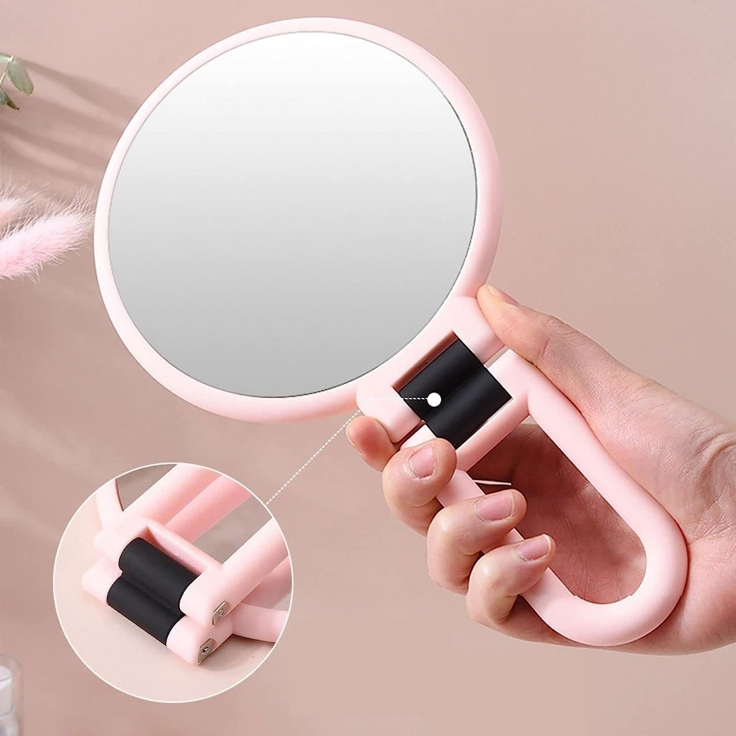 Mirror Makeup Mirror Double Sided Makeup Vanity Mirror Handheld Mirrors Hand Mirror Compact Mirror Cosmetic Tools Mirror
