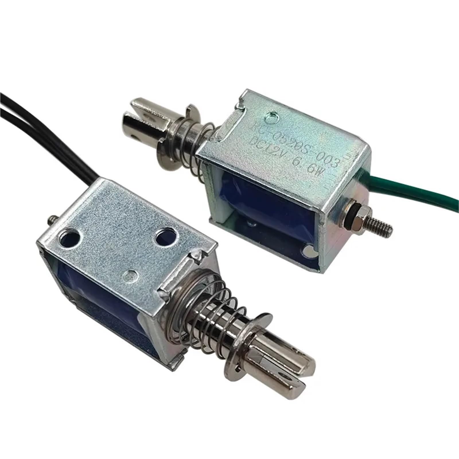 Elettromagnete solenoide DC 12 V 6 V 24 V TAU-0520T, magnete elettrico da tirare e spingere, 1 pezzo(12V)