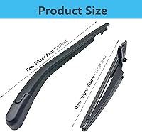 Vista 5 de Juego de limpiaparabrisas trasero de repuesto para Toyota 4Runner 2003 2004 2005 2006 2007 2008 2009, montaje de accesorios de tapa