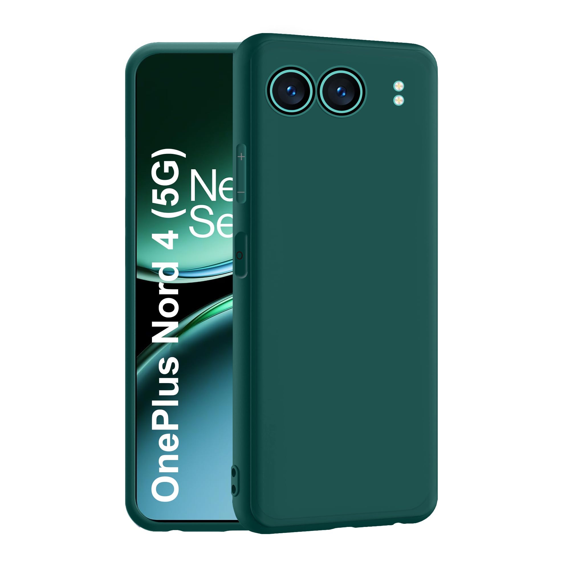 CEDO OnePlus Nord 4 (5G) Back Cover | Camera Bump Protection & Inner Velvet Fabric Lining | Ultra Slim Matte Soft Rubberised Case Cover (Green) (B0DBH88P6T) Amazon Price History, Amazon Price Tracker