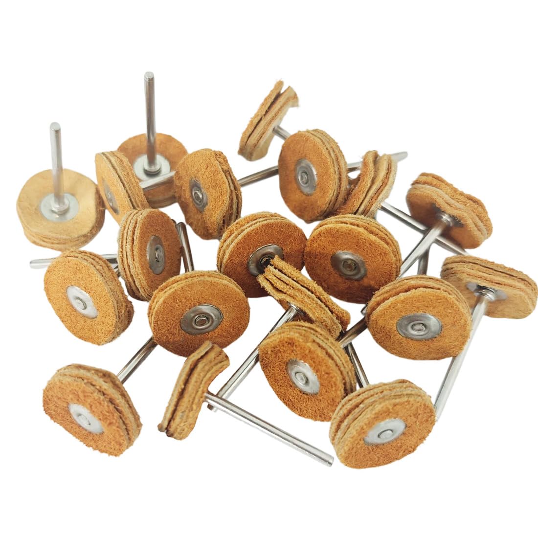 Wool Felt Polishing Wheels - 20 Pack -8