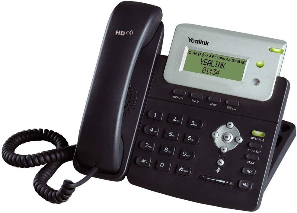 Yealink SIP-T20 IP Phone with 2-Lines and HD Voice – Not PoE (Renewed)