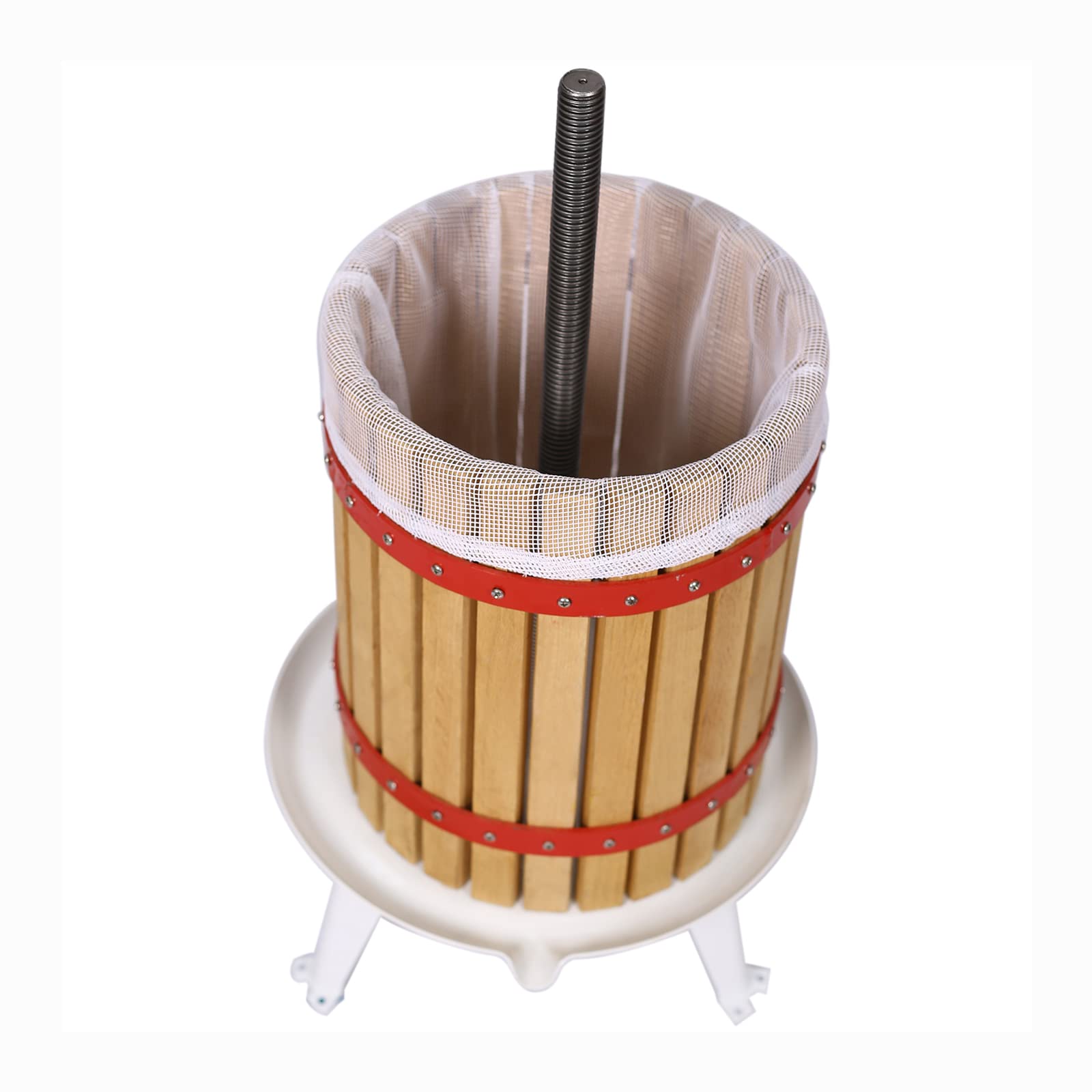 Oleksil 3.2 Gallon Fruit Wine Press Apple Cider Press Grape Berry Press Crusher Manual Juice Maker