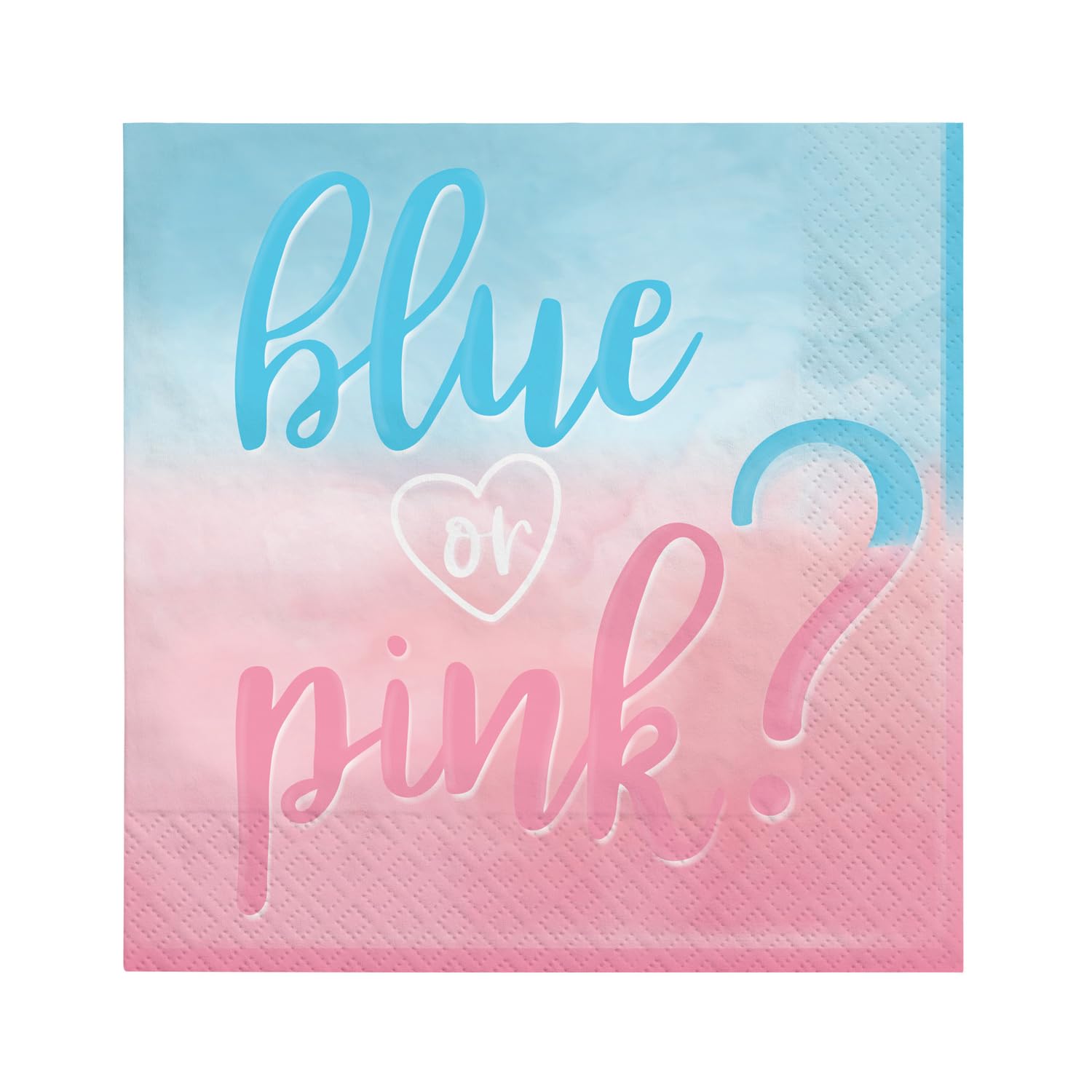 Amscan 512703 - The Big Gender Reveal Party Luncheon Napkins - 16 Pack