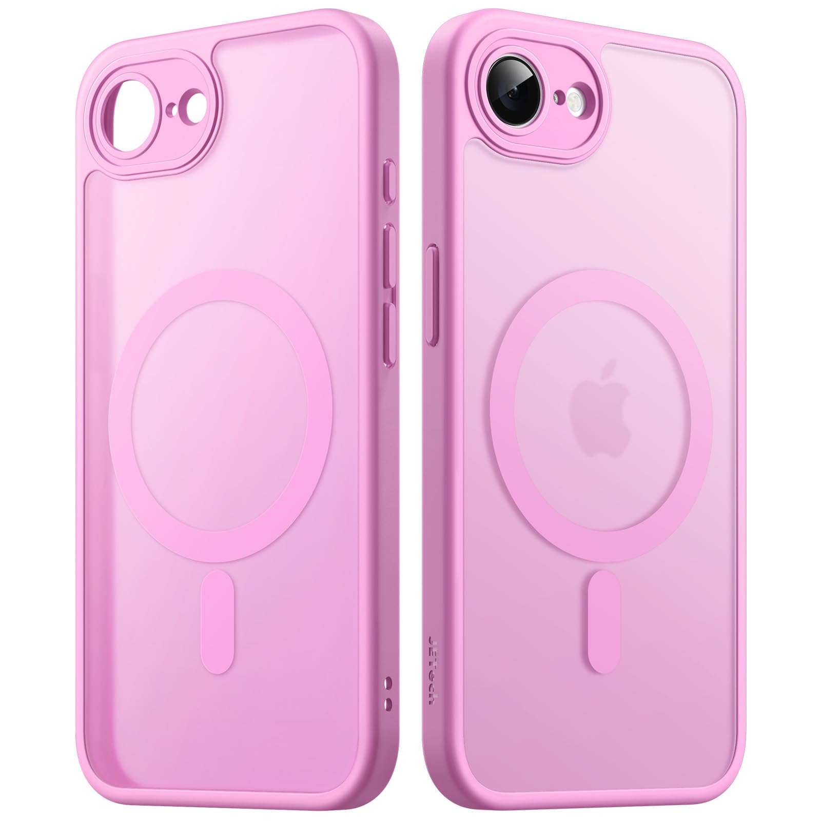 JETech Magnetic Case for iPhone 17e (2026) / iPhone 16e Compatible with MagSafe, Translucent Matte Back Slim Shockproof Phone Cover, 6.1-Inch Display