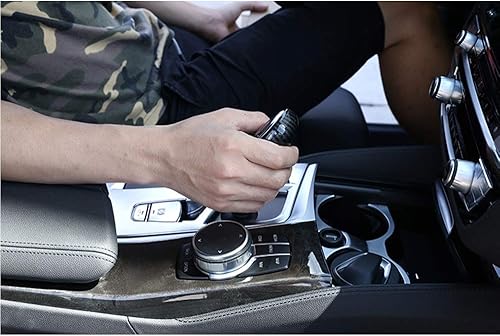 Miniatura 4 de YIWANG Accesorios de fibra de carbono para el interior del automóvil, para BMW 5 6 7 Series G11 G12 G30 2018 2019, para BMW X3 X4 G01 G02