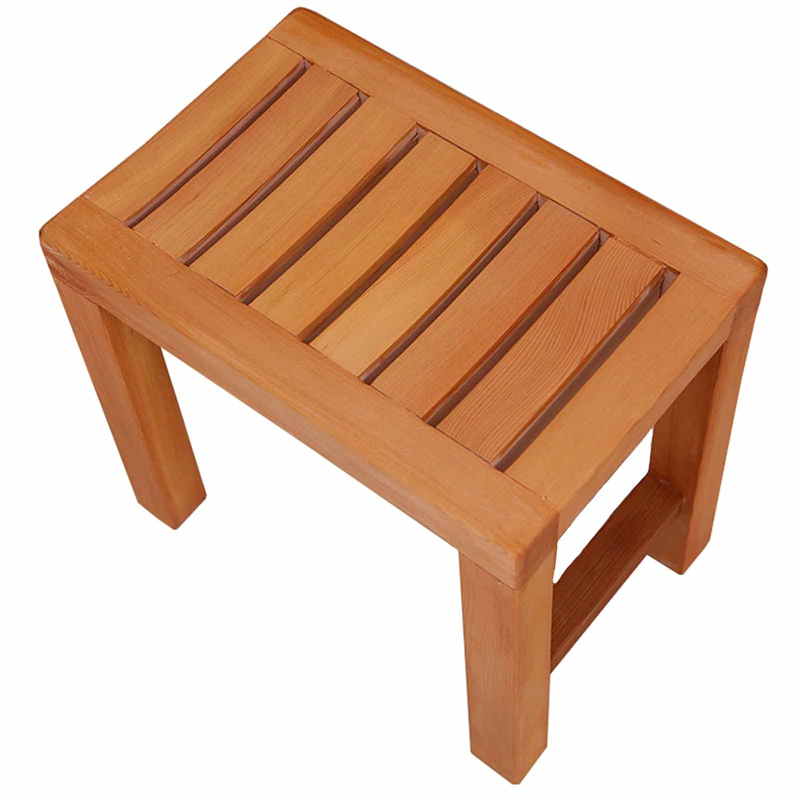 Tabouret de douche en bois pour douche intérieure : votre routine bien-être