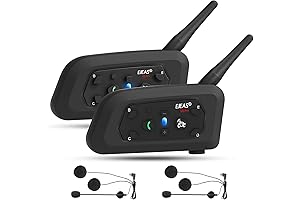EJEAS V6 Pro Motorcycle Bluetooth Headset - The Ultimate Riding Companion