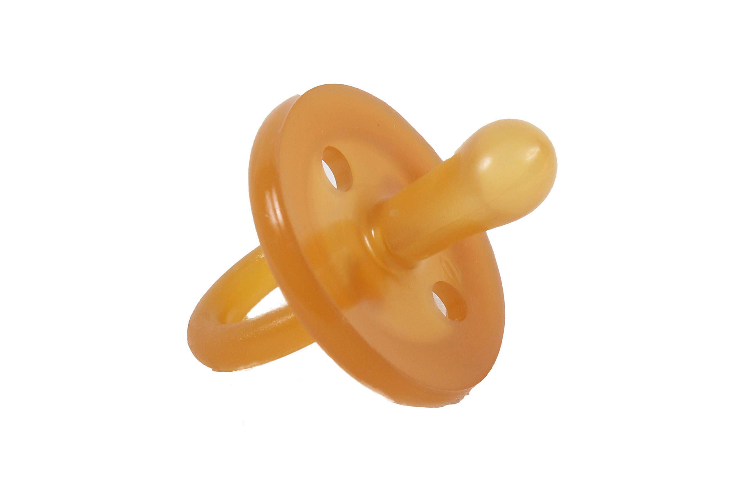 SWEETIE Rubber Pacifier Natural Rubber with Symmetrical Nipple Original Natural Rubber Pacifier (0-6 Month/Small)