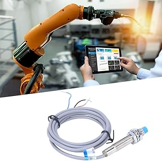 10 Pcs M8 Inductive Proximity Sensor, DC6-36V Detection Proximity Switch, 3-Wire PNP Normally Open, Detection Distance 2mm, for Printing Industries