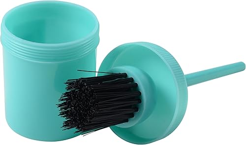 Roma Brights - Cepillo y botella de aceite para pezuñas, turquesa