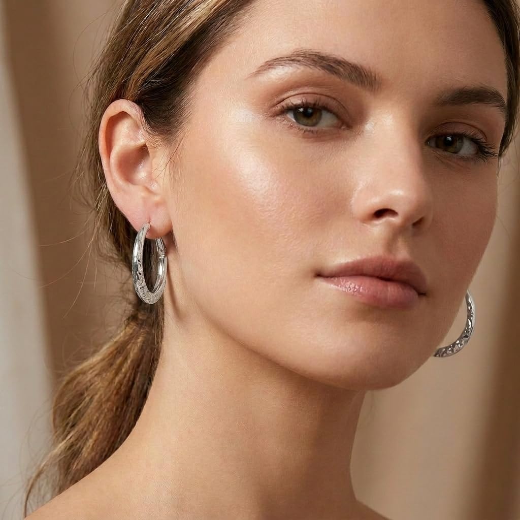 Sonateomber Gold Chunky Crystal Hoop Earrings for Women, Trendy Statement Sparkly CZ Rhinestone Thick Open Hoops Earings Hypoallergenic Wedding Prom Everyday Accessories Fashion Jewelry Gift image 4