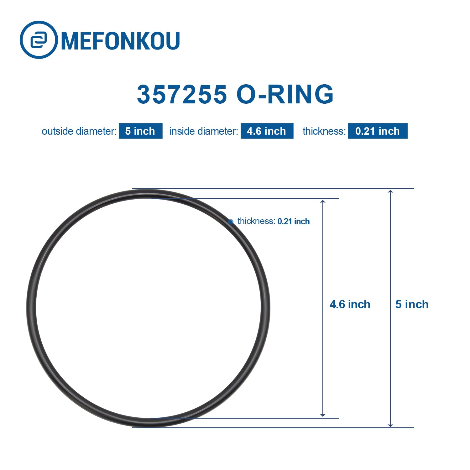 Amazon.com: 272541 O-Ring for Pentair PacFab, Sta-Rite Cristal-Flo