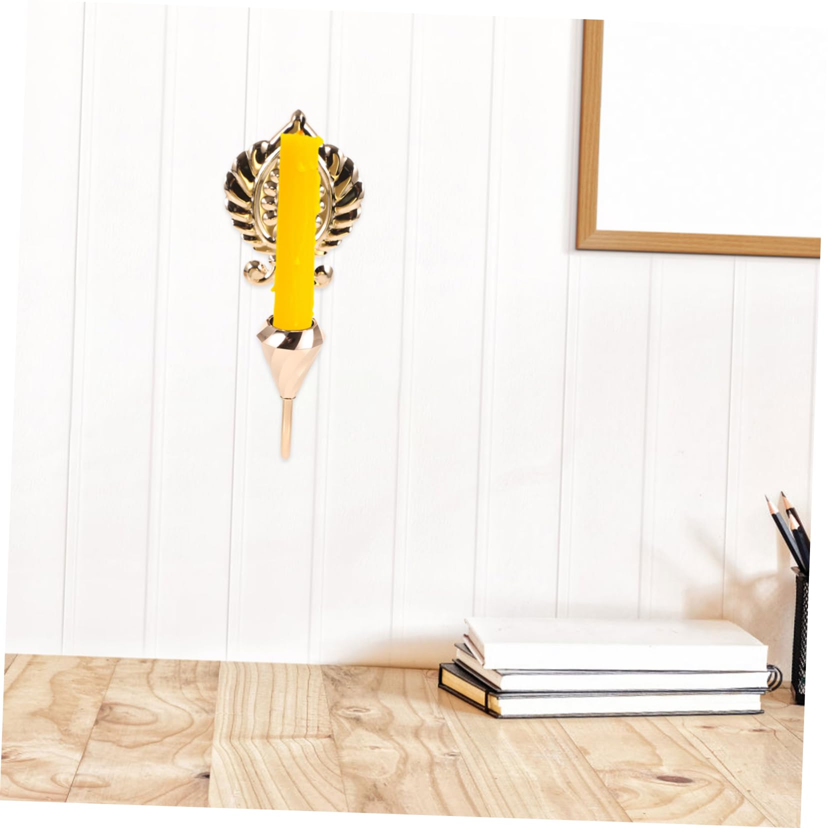 ABOOFAN 5st Kerzenhalter Zum Aufhängen An Der Wand Wohnkultur Party-kerzenständer Leuchter Kerzenhalter Zur Wandmontage Dekorativer Kerzenständer Wandkunst Modellieren Ornament Metall