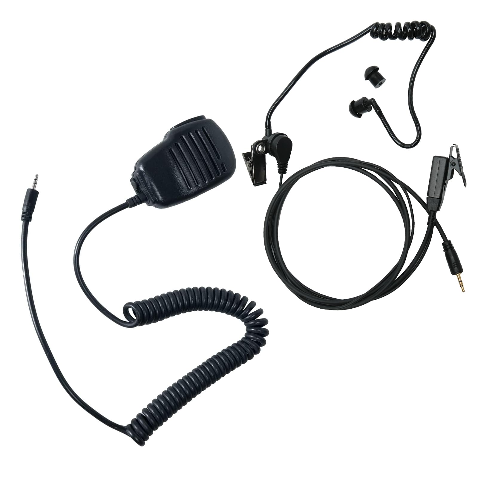 Sarcia Głośnik Mic Cobra PX655 i RX385 czarna rurka akustyczna zestaw słuchawek kompatybilny z Cobra RX685 RX380 CXT195 ACXT545 ACXT645 CX112 CXT385 Walkie Talkie