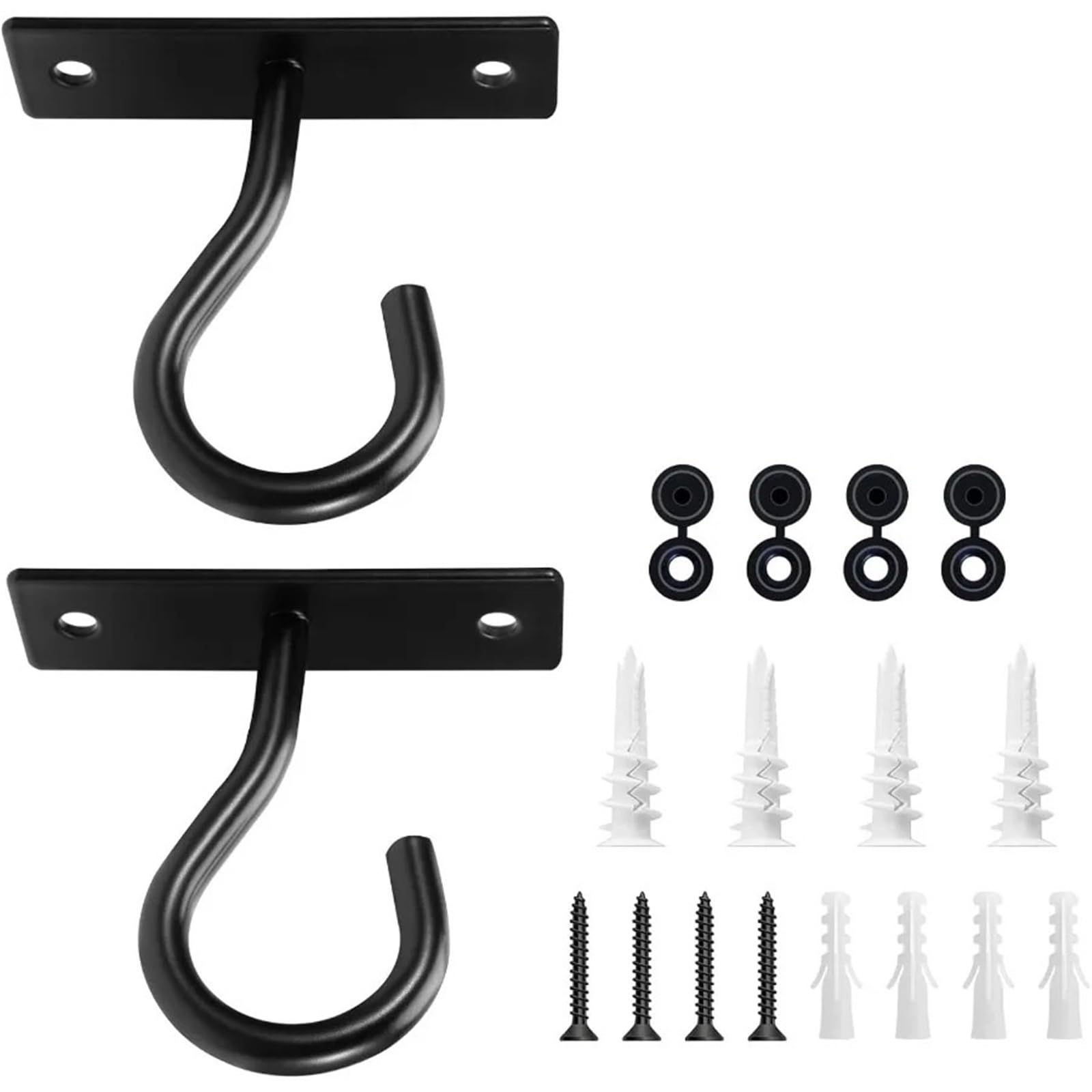 Huwoyg One Color 4 Pcs Ceiling Hooks For Hanging Plant Hanger For Indoor And Outdoor Pots Holder Wall Hook For Plants