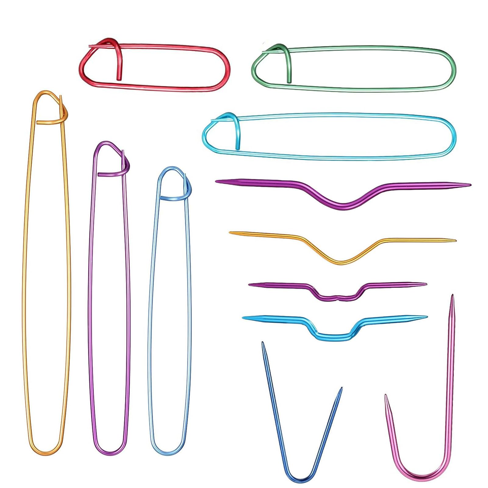 12 PCS Cable Needles for Knitting, Easy to Operate and Portable