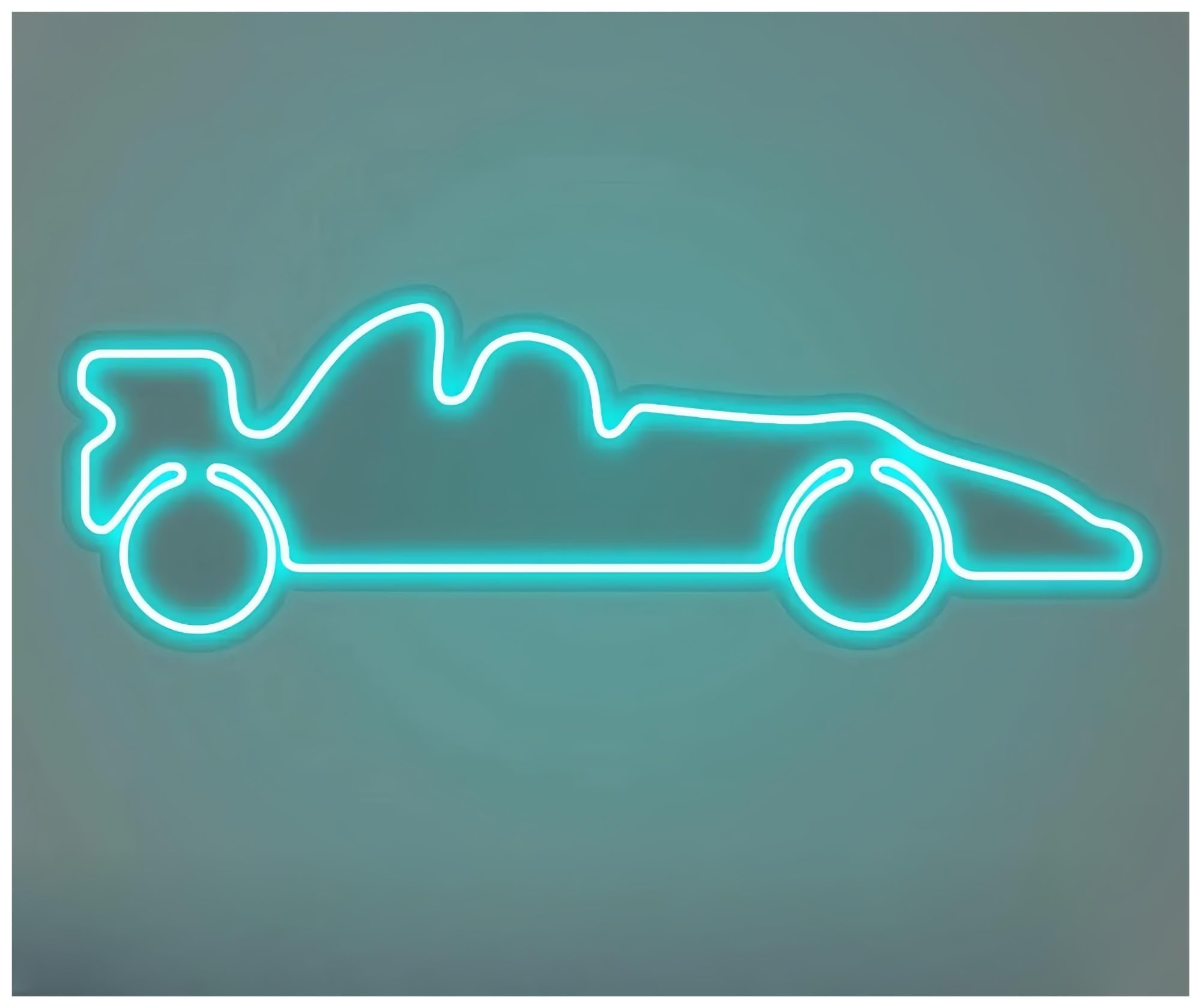 SHOUXI Sign Lamp Racing Motorsport Neon Sign, Sports Room Decor 43cm(E)
