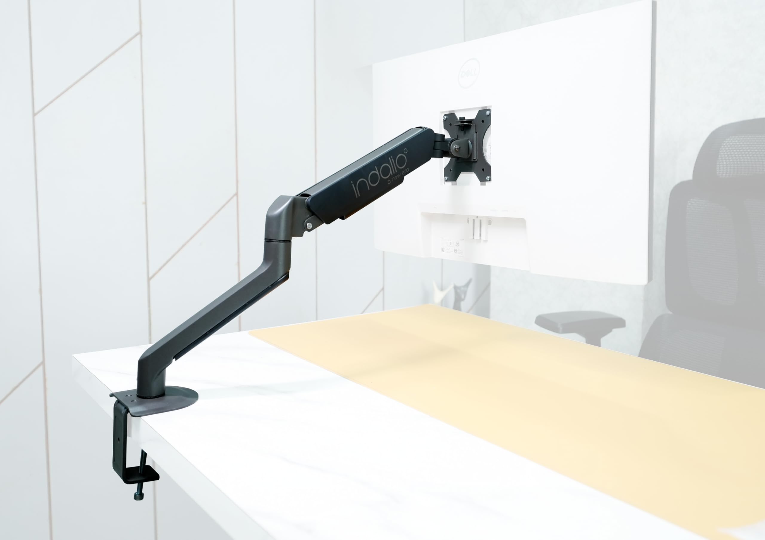 Gas Spring Single Monitor Arm Desk Mount for 13-32 Inch LED/LCD Screens, Fully Adjustable Heavy Duty Monitor Stand, VESA 75x75 100x100, C-Clamp and Grommet Base, Made in India, 2-Year Warranty-image-40